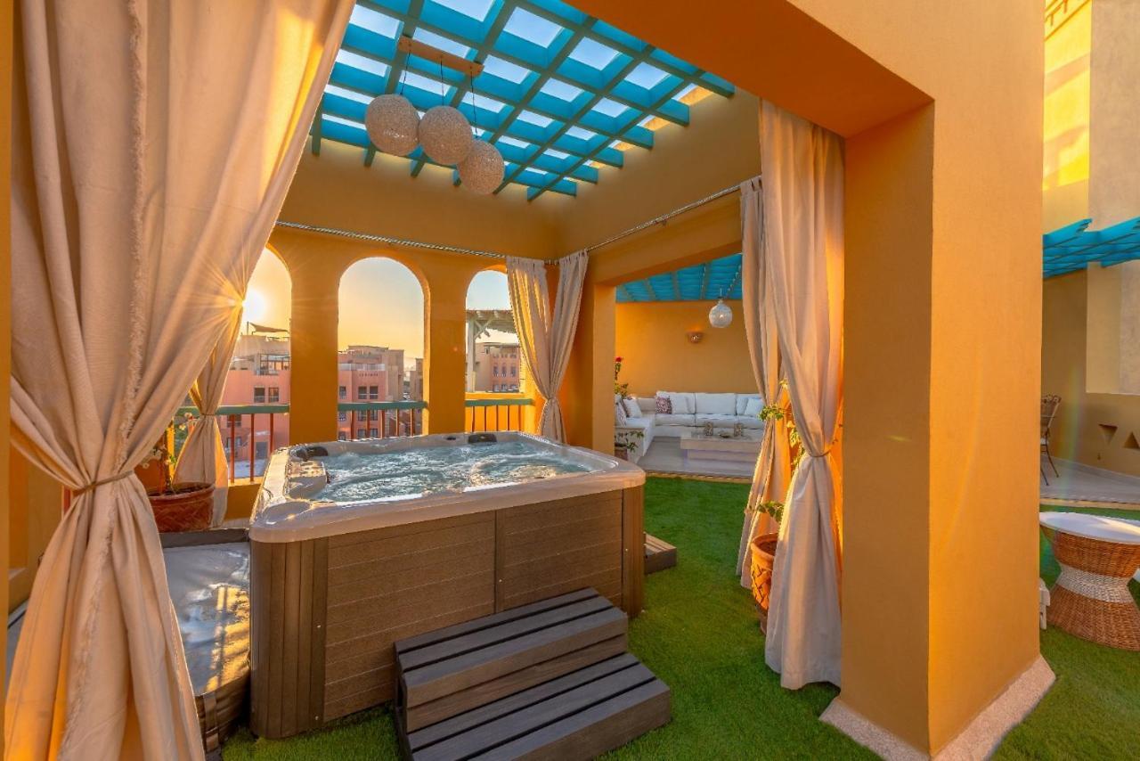 Heated Jacuzzi 2Br Apartment On Yacht View الغردقة المظهر الخارجي الصورة